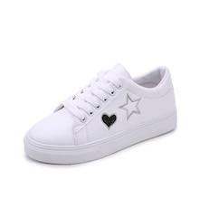 Romwe Star Embroidered Low Top Sneakers
