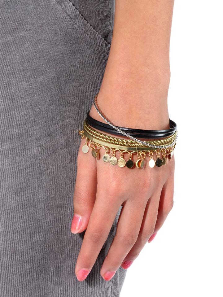 Romwe 6 Pcs Mix Sequins Multi Bracelet