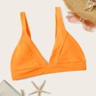 Romwe Triangle Seam Swimming Top
