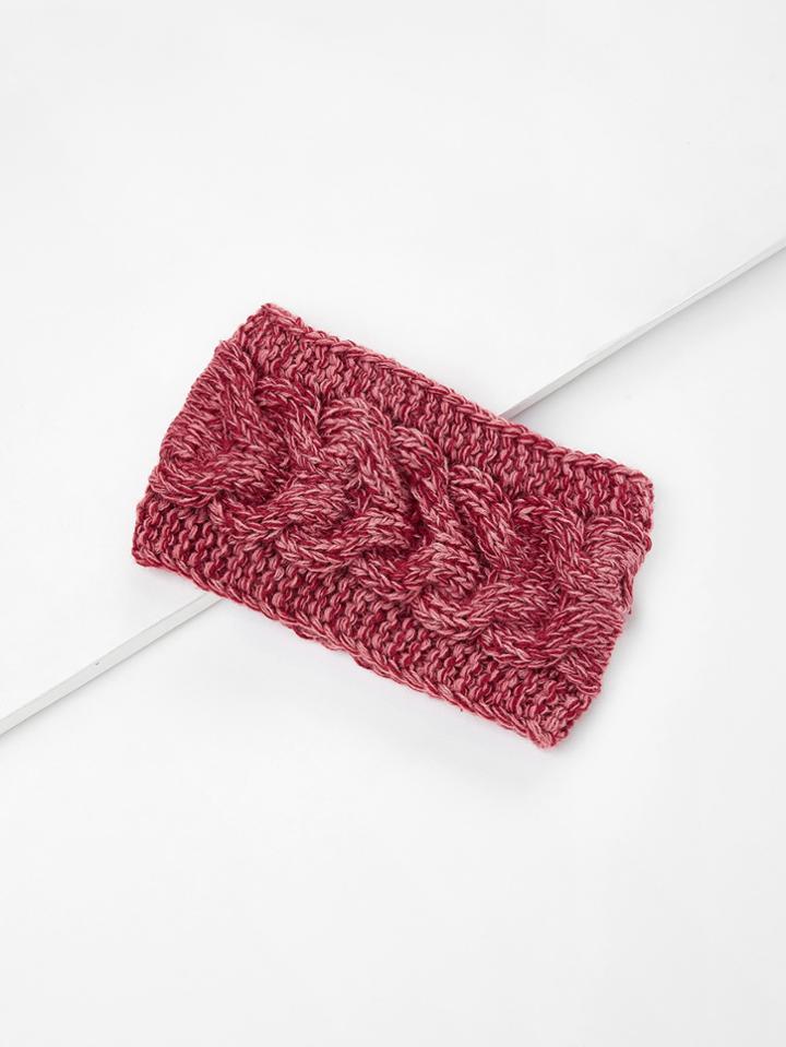 Romwe Knit Cable Headband
