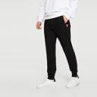 Romwe Men Patched Drawstring Joggers