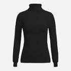 Romwe High Neck Rib Knit Slim Fitted Sweater