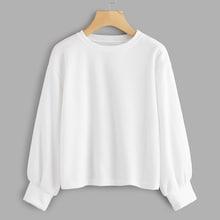 Romwe Lantern Sleeve Pullover