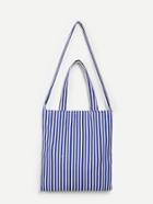 Romwe Stripes Tote Bag With Convertible Strap