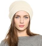 Romwe Soft Street Beanie--white