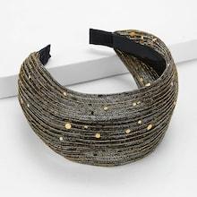 Romwe Christmas Sequin Detail Glitter Headband