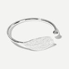 Romwe Leaf Design Cuff Bracelet