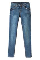Romwe Low-waisted Casual Skinny Jeans
