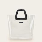 Romwe Color-block Clear Tote Bag