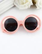 Romwe Multicolor Wrap Acetate Frame Sunglasses