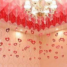 Romwe Heart Shaped Balloon Decoration Pendant 100pcs