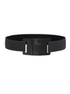 Romwe Black Elastic Waist Belt