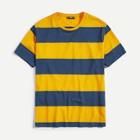 Romwe Guys Two Tone Wide Stripe T-shirt