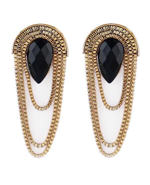 Romwe Round Tassel Earring