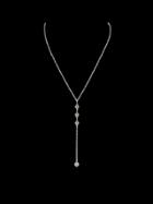 Romwe Rhinestone Chain Necklace