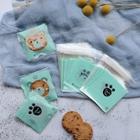 Romwe Bear Print Biscuits Bag 100pcs