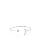 Romwe Moon & Star Design Cuff Bracelet