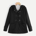 Romwe Horn Buckle Dual Pocket Coat