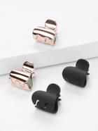 Romwe Two Tone Hair Clip 2pairs