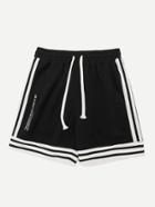 Romwe Men Side Striped Embellished Bermuda Shorts