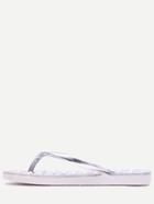 Romwe Silver Dot Massage Flip-flop