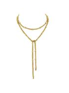 Romwe Gold Elegant Choker Necklace