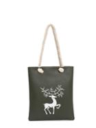 Romwe Faux Leather Elk Pattern Bag