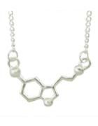 Romwe Silver Plated Simple Model Necklace