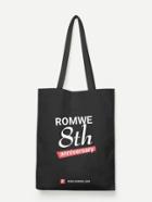 Romwe Romwe Slogan Bag