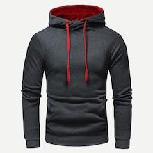 Romwe Guys Drawstring Hoodie