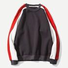 Romwe Men Contrast Raglan Sleeve Sweatshirt