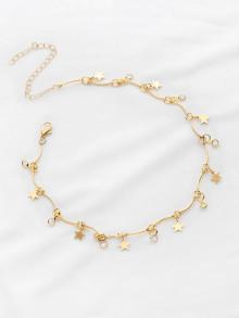 Romwe Star Detail Choker Necklace