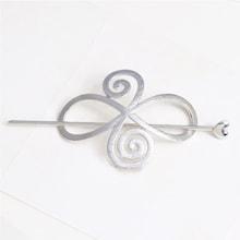 Romwe Swirl Shaped Hair Clip