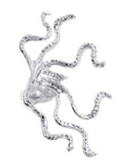 Romwe Antique Silver Octopus-shaped Single Ear Cuff