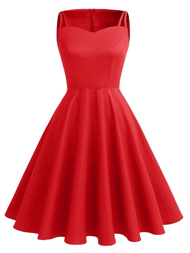 Romwe Cut Out Detail Swing Dress