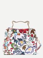 Romwe Flower Embroidery Shoulder Bag With Cat Ear Handle