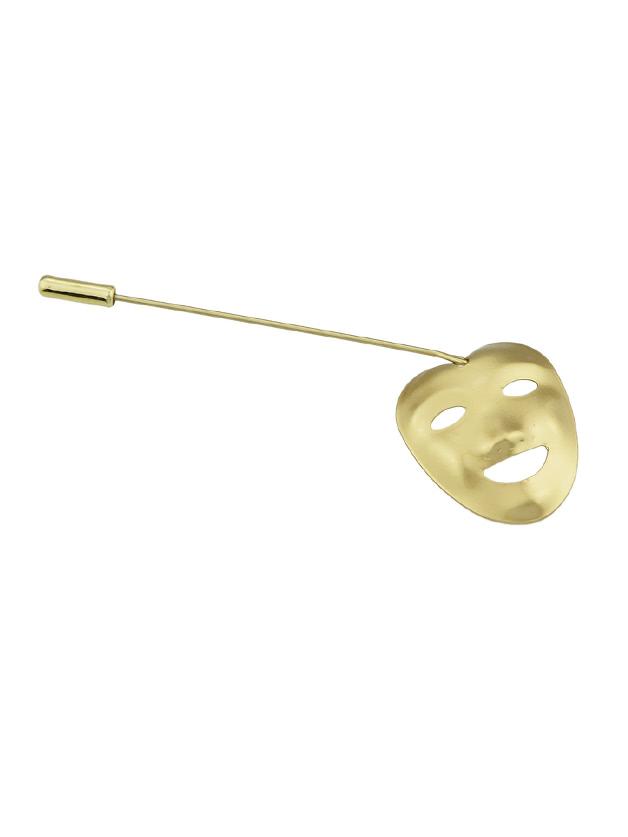 Romwe Exaggerated Face Brooch