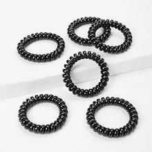 Romwe Plian Hair Tie Set 6pcs