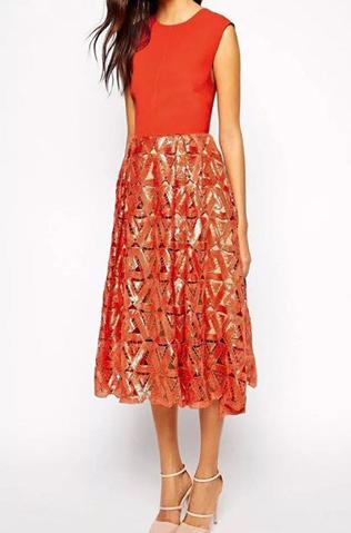 Romwe Sleeveless Hollow Split Back Dress