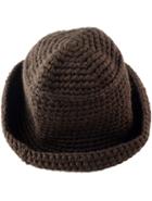 Romwe Coffee Flange Knit Hat
