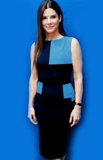 Romwe Sleeveless Navy And Blue Pencil Dress