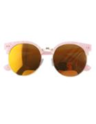 Romwe Pink Oversized Rounded Sunglasses