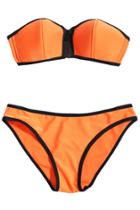 Romwe Romwe Dual-tone Sexy Bikini