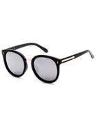 Romwe Black Frame Grey Lens Cat Eye Sunglasses