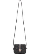 Romwe Grey Push Lock Plaid Bag