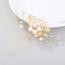 Romwe Faux Pearl Statement Hair Pin