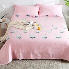 Romwe Allover Flower Print Flat Sheet 1pc