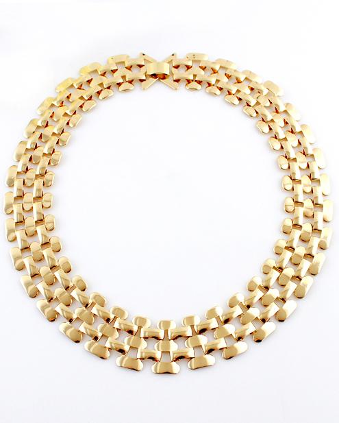 Romwe Fashion Gold Multilayer Necklace