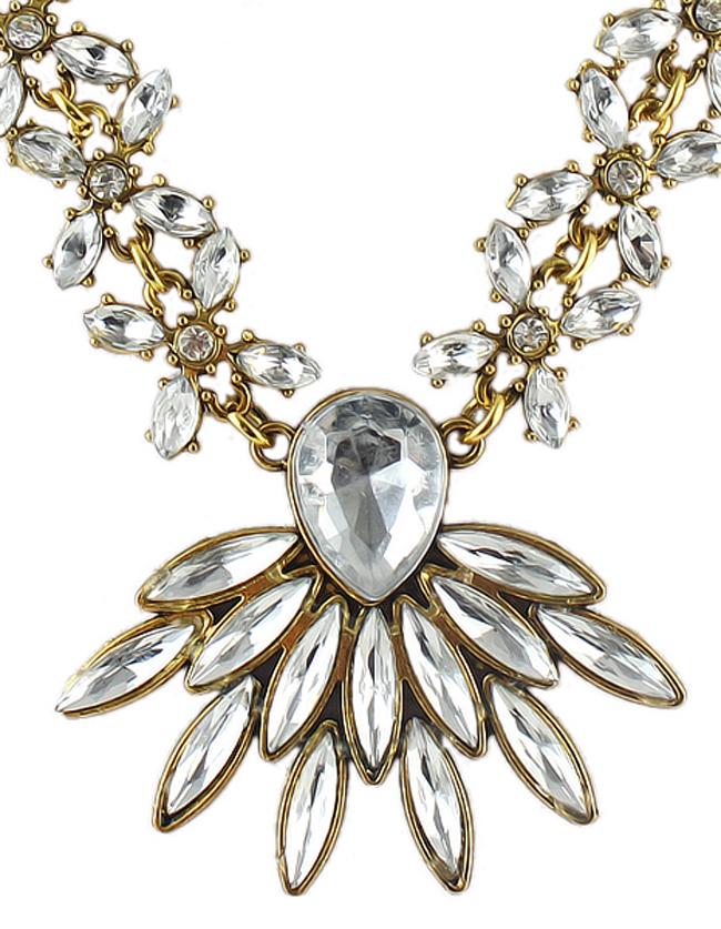 Romwe Costume Jewelry White Lucky Stone Necklace