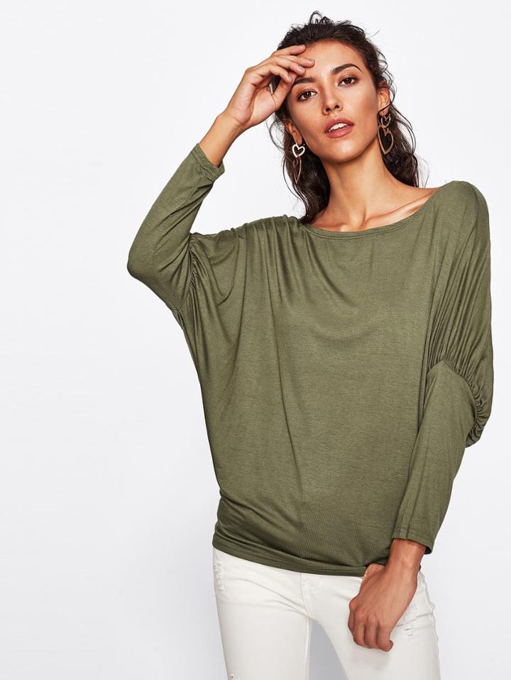 Romwe Batwing Sleeve Tee